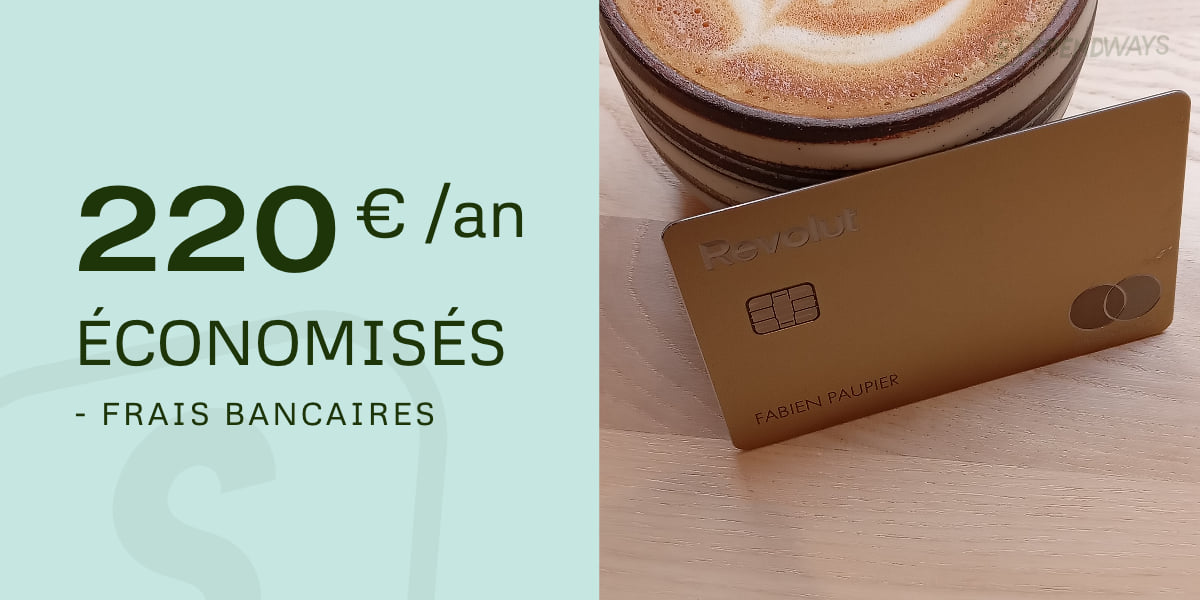 économie 220 euros par an sur les frais bancaires