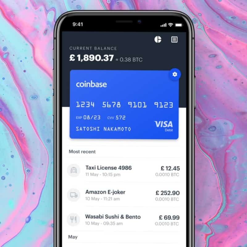 Application mobile Coinbase