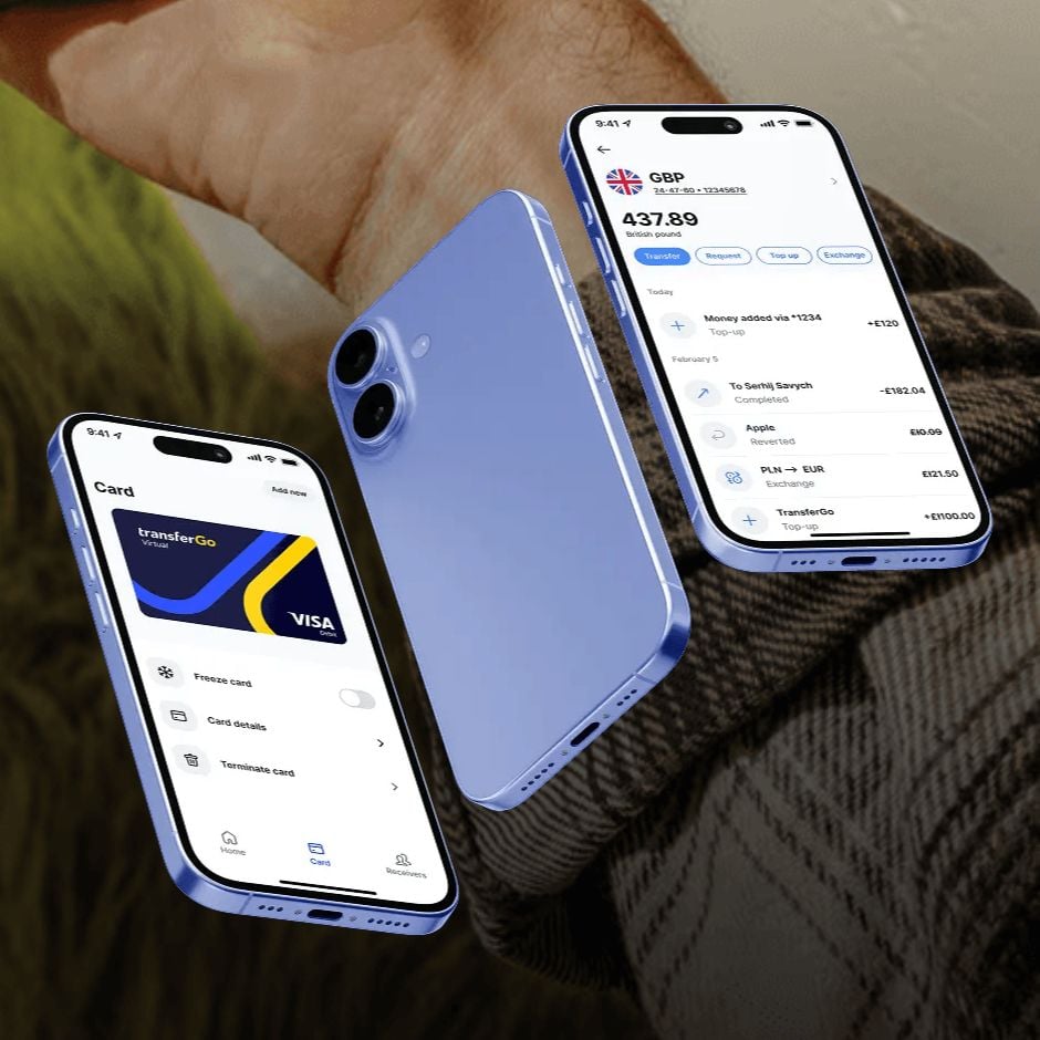 Application TransferGo Application TransferGo